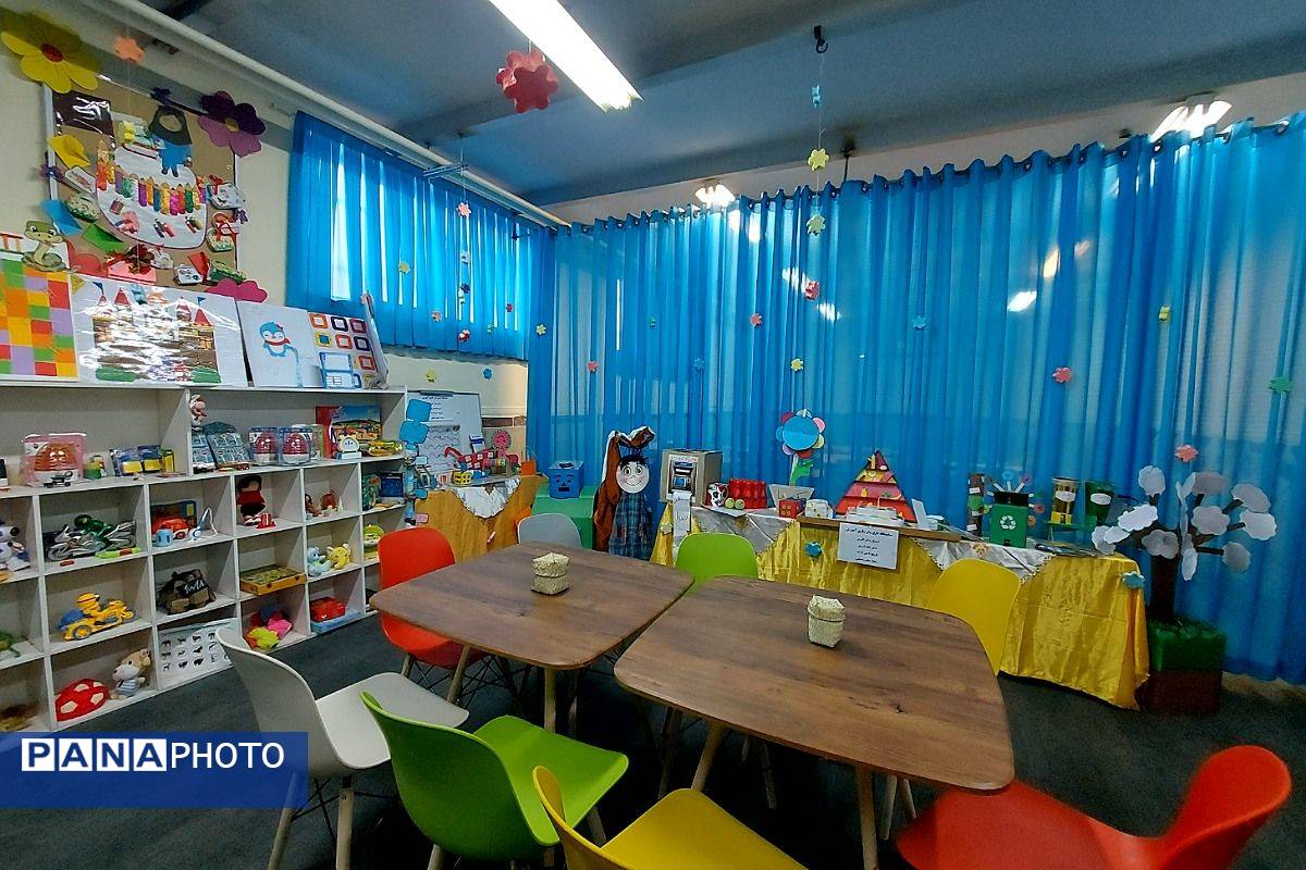 افتتاحیه اتاق بازی- یادگیری، کتابخانه و اتاق هوشمند دبستان دکتر اکبری باقرشهر 