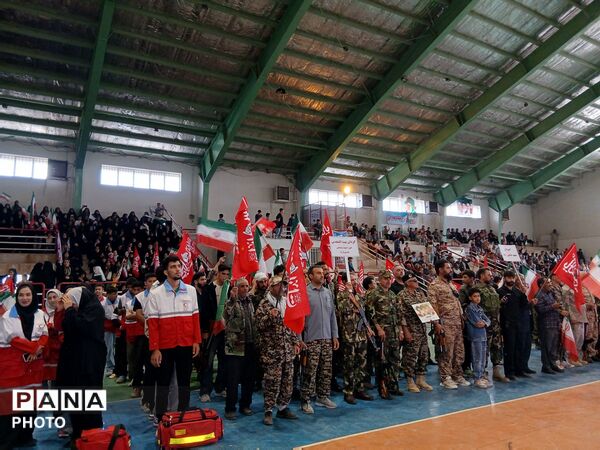 قاب‌هایی از حضور فرهنگیان ماهنشان در رزمایش جان‌فدایان