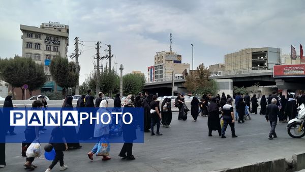 قدم‌به‌قدم با عاشقان و جاماندگان اربعین حسینی در کرج