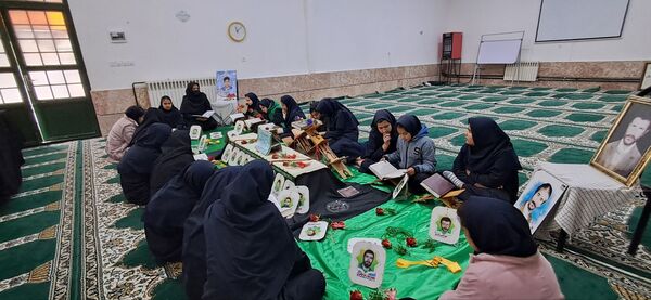 محفل انس با قرآن کریم در آموزشگاه شهید رزمی خلیل آباد
