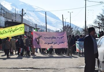حضور پُر شکوه مردم بخش بیرانوند خرم آباد در حماسه 22 بهمن