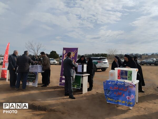 اقامه نماز بندگی در مسجد جامع تاریخی شهر رشتخوار