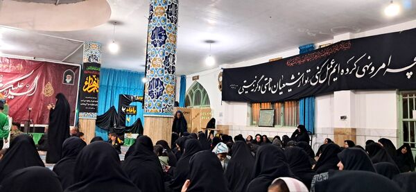 عزاداری دهه دوم فاطمیه با حضور شهید گمنام در دهستان شوراب صغیر  