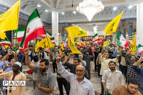 مراسم بزرگداشت دومین سالگرد شهید «سید حسن نصرالله» در قم
