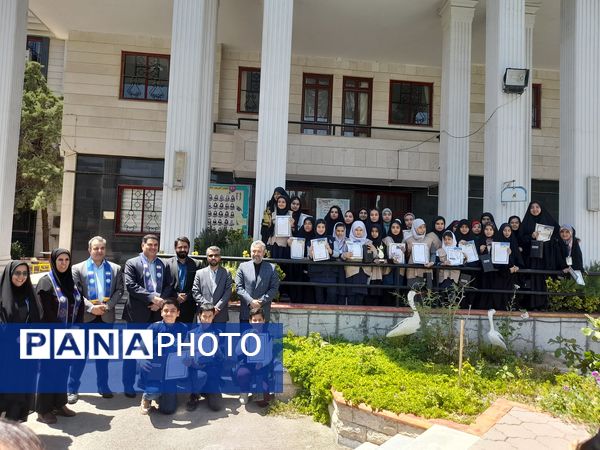 مراسم تجلیل از دانش‌آموزان برتر خبرنگار پانا