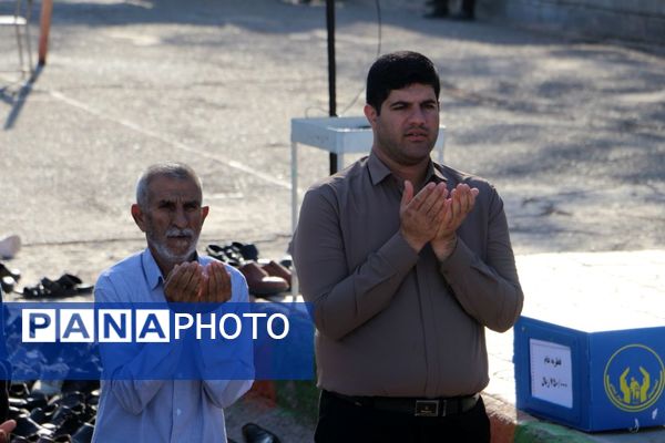 اقامه باشکوه نماز عید فطر در فهرج