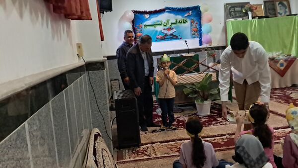 جشن اختتامیه خانه قرآن تسنیم در حسینیه اباذر
