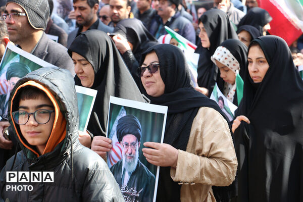 راهپیمایی روز قدس شهرستان بجنورد استان خراسان شمالی 