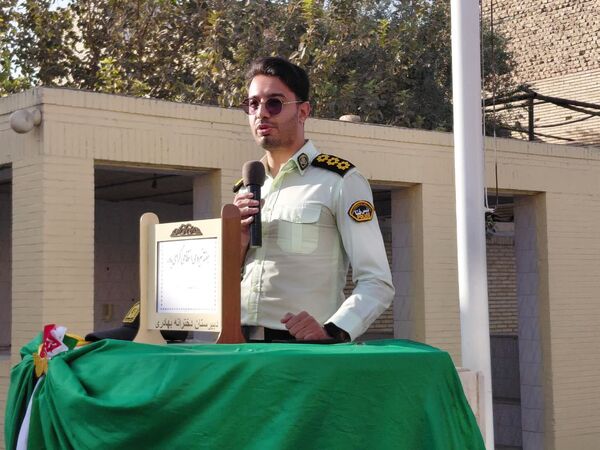 امنیت از کلاس تا خیابان؛ پلیس در جمع دانش‌آموزان بهادری