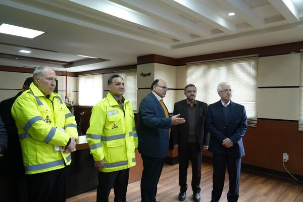 بازدید استاندار از مانیتورینگ و دیسپاچینگ شرکت گاز خراسان شمالی