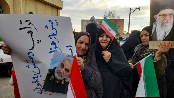 راهپیمایی مردم کمیجان درپی محکومیت اقدامات تروریستی در ایران