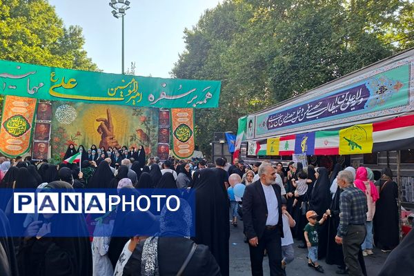 حضور پرشور مردم شهریار در راهپیمایی کیلومتری غدیر 