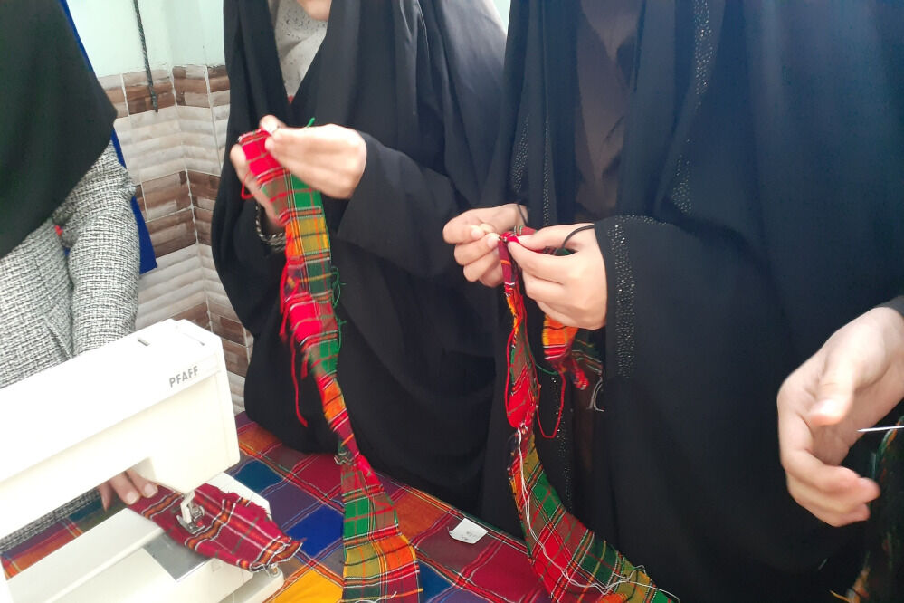 کلاس چادر شب بافی