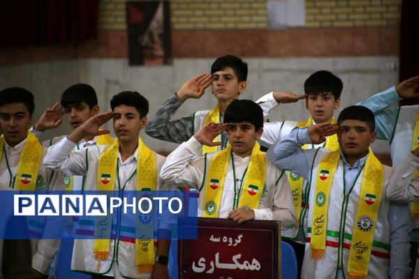 روز اول پیش اردوی ملی پیشتازان پسر سازمان دانش‌آموزی آذربایجان شرقی
