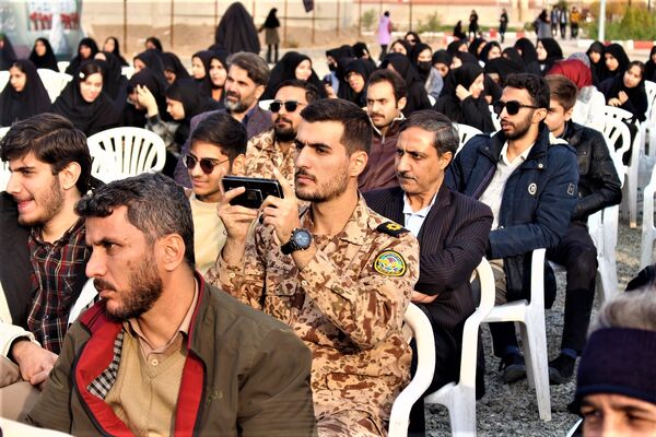 مراسم دومین سالگرد خاکسپاری شهید گمنام آموزشکده فنی دختران قم