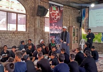 برگزاری سوگواره «احلی من العسل» با حضور نوجوانان فاروجی
