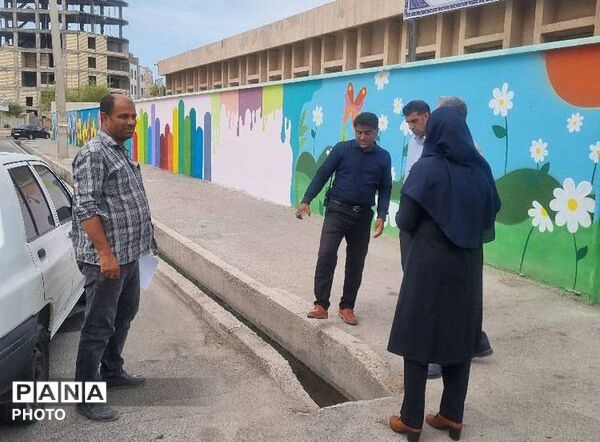 آماده سازی مدرسه شهید ابراهیم تنیده بندرعباس 