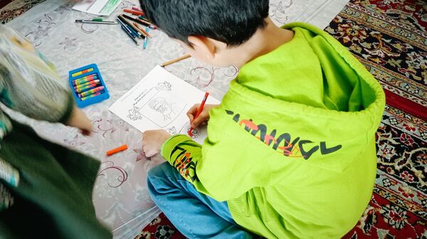 برپایی غرفه کودک در نماز جمعه شهرستان کاشمر 