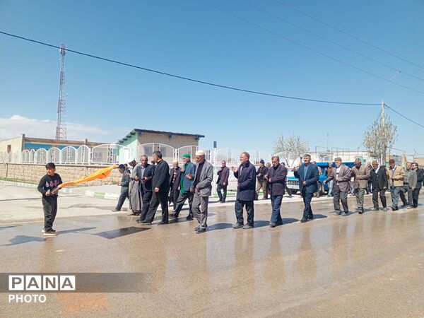 مردم شهر تیتکانلو در سوگ چهلمین روز شهادت رهبر معظم انقلاب