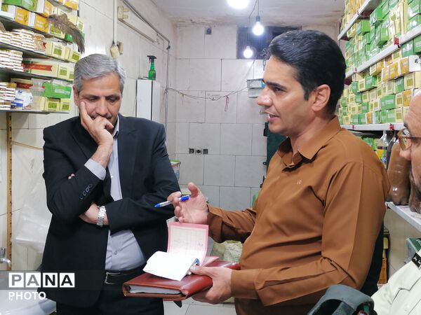 گشت مشترک نظارت بر بازار شهرستان کاشمر با حضور فرماندار