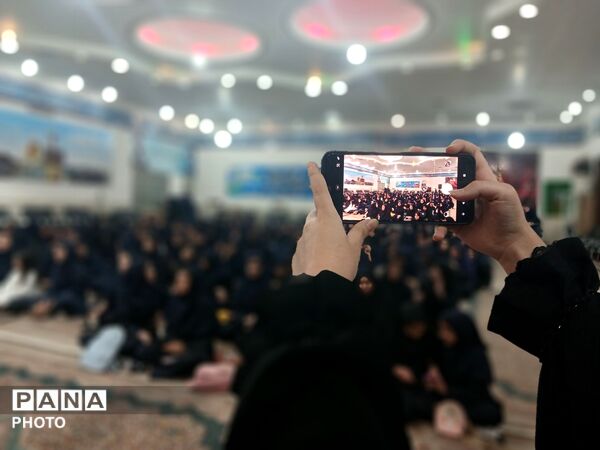 هیئت رضوی نیشابور میزبان دانش آموزان مدرسه کوثر در جشن روز دختر