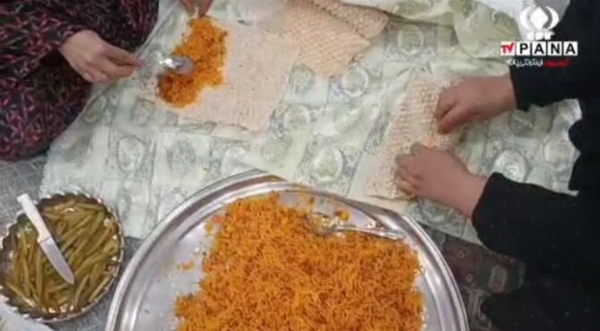  برپایی موکب جاماندگان مراسم وداع رهبر شهید در زارچ