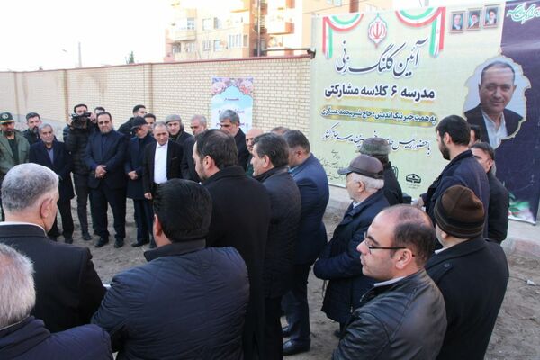 آغاز عملیات احداث مدرسه ۶ کلاسه خیرساز در ناحیه ۴ تبریز با اعتبار ۴۰ میلیارد تومان