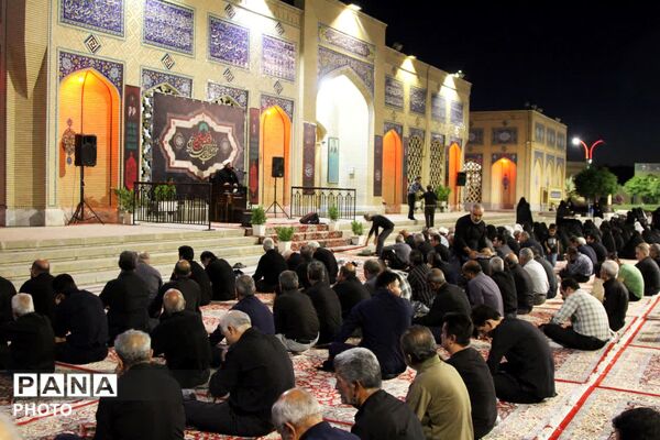 عزاداری پنجمین شب از ماه محرم در زیارتگاه شهید مدرس 