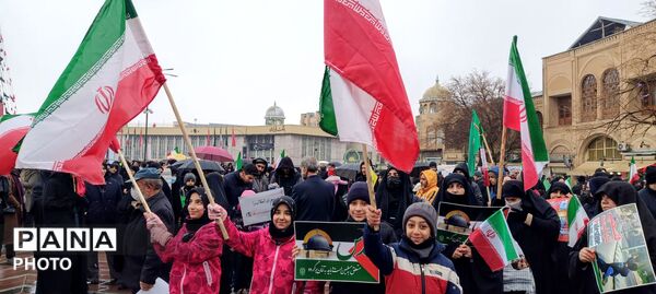حضور نوجوانان همدان  در روز جهانی قدس