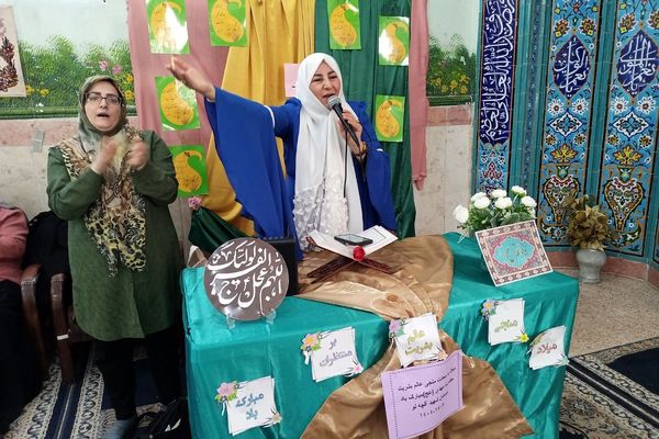 جشن نیمه شعبان در دبستان شهید آقچه‌‍‌لو رباط‌کریم