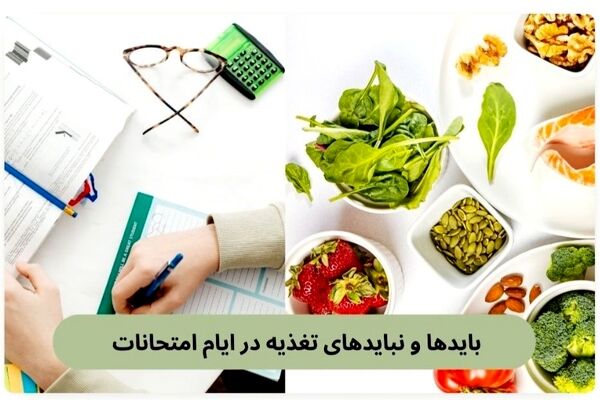 تغذیه سالم در دوران امتحانات؛ کلید تمرکز، آرامش و عملکرد بهتر است