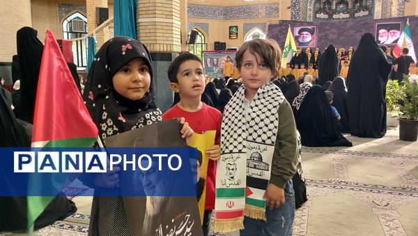 مراسم بزرگداشت مجاهد شهید سیدحسن نصرالله در مسجد خاتم‌الانبیا شهرستان ملارد