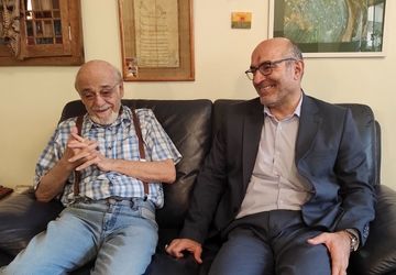 دیدار مدیرکل هنرهای نمایشی با رضا بابک، هنرمند پیشکسوت تئاتر و تلویزیون کودک