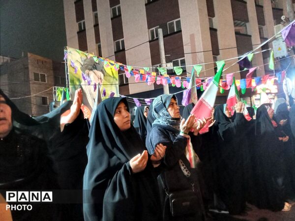 اجتماع مردمی میدان حجاب مشهد