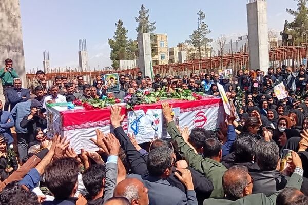 تشییع پیکر مطهر شهید علی کیانی در یاسوج 