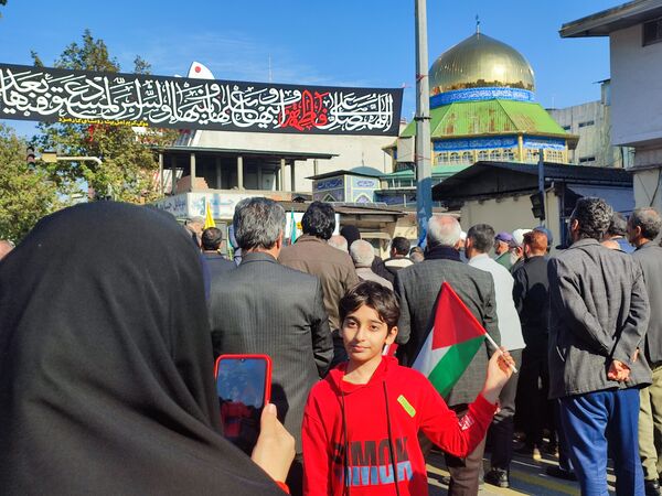 راهپیمایی محکومیت جنایات اسرائیل در قائمشهر
