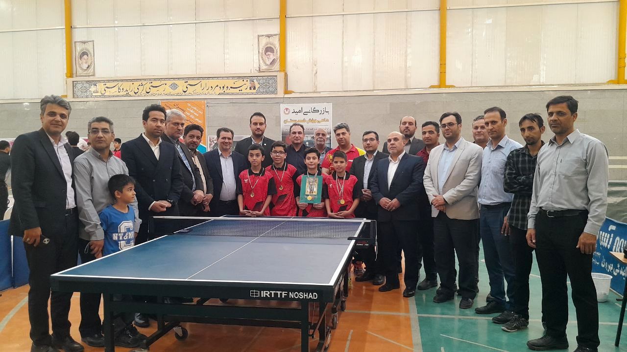 درخشش تربت‌حیدریه در میزبانی و قهرمانی مسابقات استانی تنیس روی میز