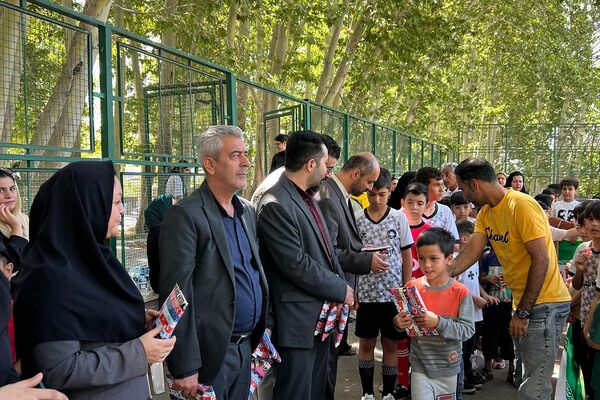 حضور دانش آموزان پویا و پر انرژی پردیس در «میدان پویا»