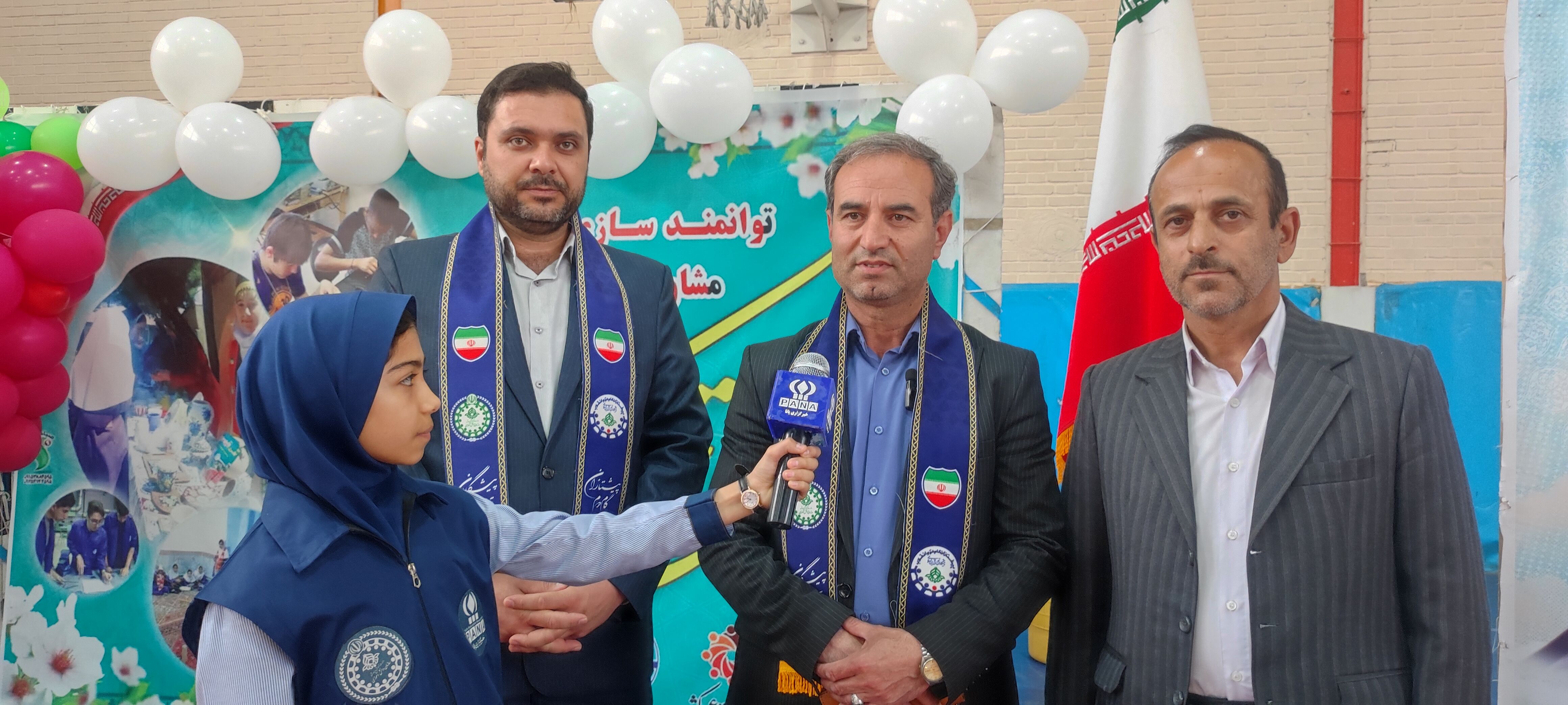 افتتاحیه اردوی تمشک ویژه دختران در سالن ۱۳ آبان شهرستان شیروان