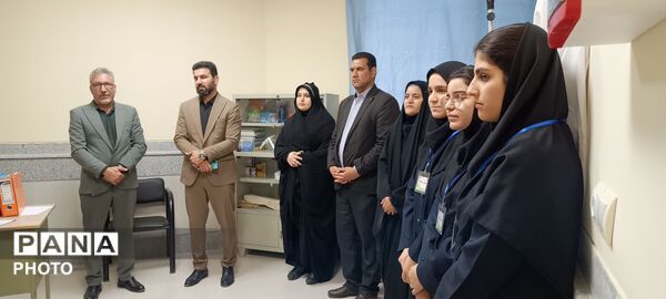افتتاحیه اتاق بهداشت دبیرستان دخترانه زینب