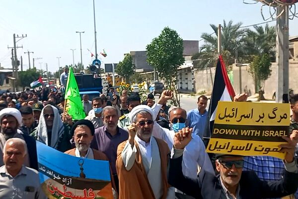 راهپیمایی روز قدس در سعدآباد