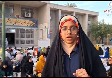محفل انس با قرآن در دبیرستان فرزانگان ایرانشهر برگزار شد