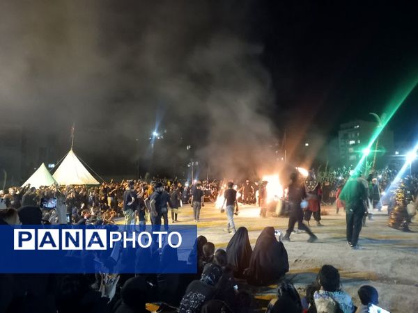 مراسم شام غریبان درناحیه 6 مشهد