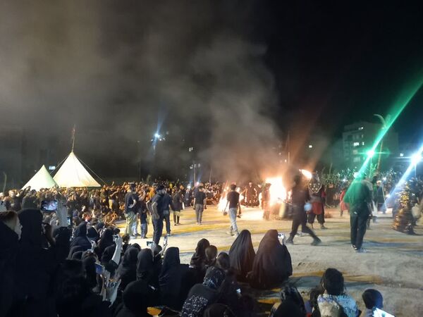 مراسم شام غریبان درناحیه 6 مشهد