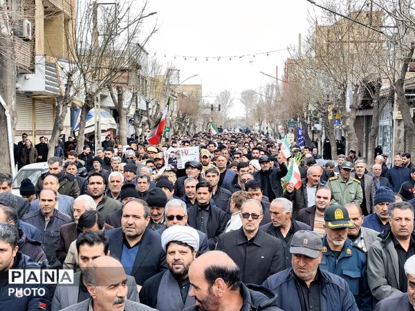 مراسم وداع با شهدای اقتدار در ملکان 