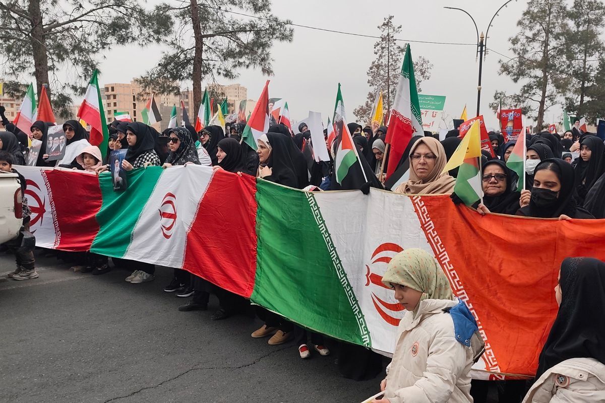 راهپیمایی روز قدس در شهرک واوان اسلامشهر 