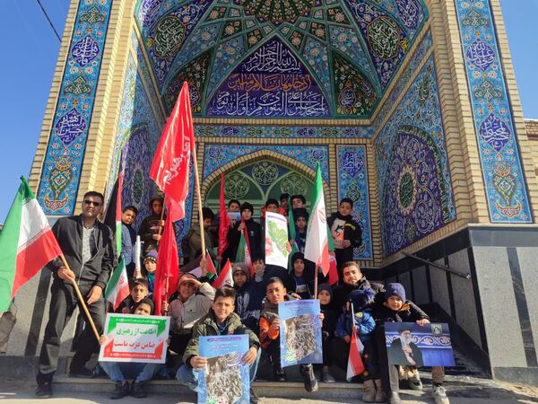 حضور پرشور مردم انقلابی شهر حسن آباد جرقویه علیا در راهپیمایی یوم الله ۲۲ بهمن