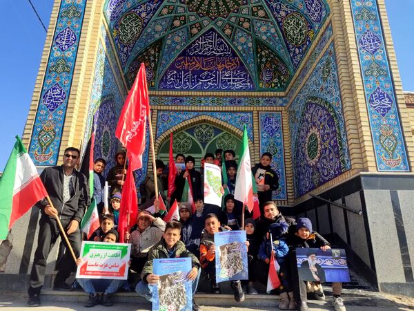 حضور پرشور مردم انقلابی شهر حسن آباد جرقویه علیا در راهپیمایی یوم الله ۲۲ بهمن