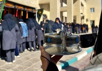 برپایی موکب دانش آموزی در ایام فاطمی