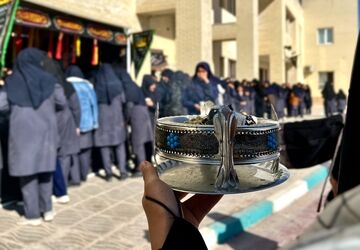 برپایی موکب دانش آموزی در ایام فاطمی